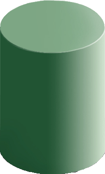 green cylinder